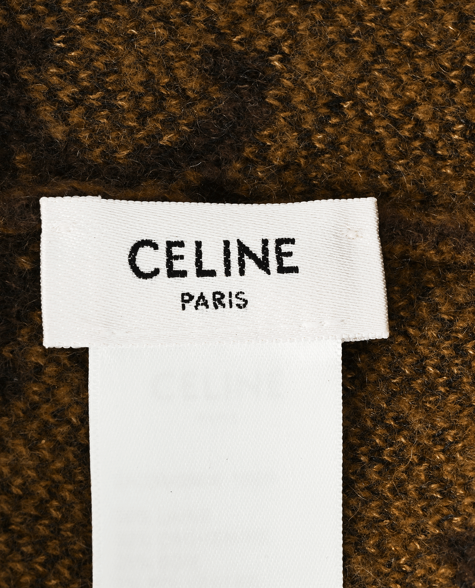 Celine Triomphe Beanie, &pound;190, Accessories, Brown, Cashmere, Other view